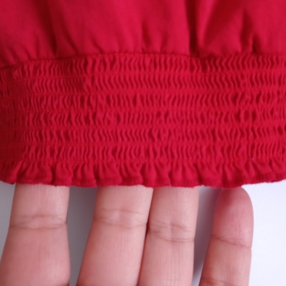 Hollister Red Crop Top. Size S - Picture 8 of 10